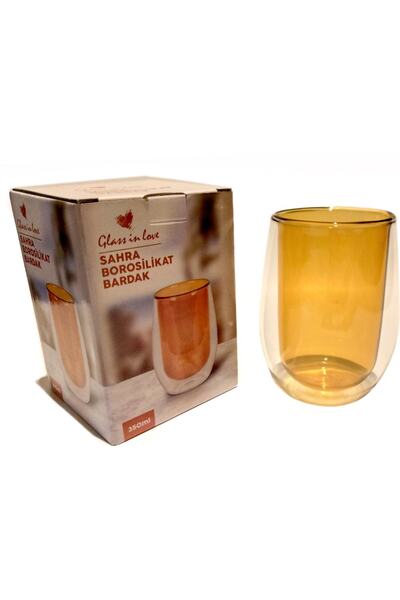 Glass In Love Efe Tedarik Özel Seri Çift Cidarlı Borosilikat Bardak (350 Ml)