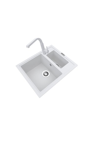 POLEX Cristalüx Granit Evye P-04 Luxury Beyaz