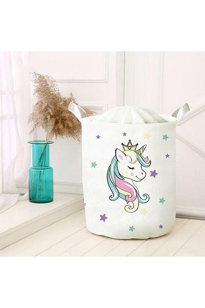 instababyrooms Foldable Felt Multi-Purpose Toy Storage Box Dirty Laundry Picnic Basket