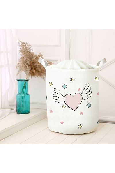 instababyrooms Foldable Felt Multi-Purpose Toy Storage Box Dirty Laundry Picnic Basket