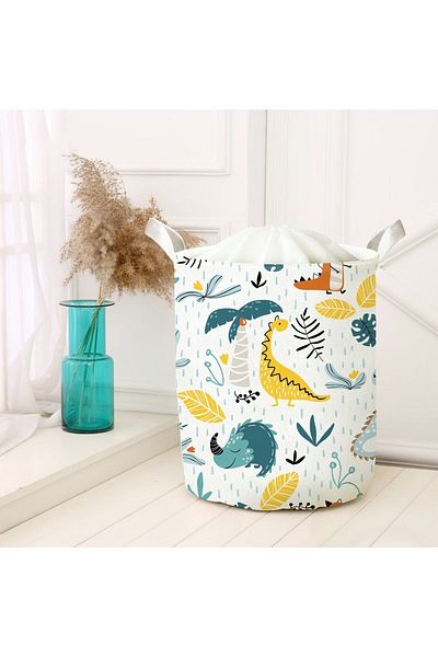 instababyrooms Foldable Felt Multi-Purpose Toy Storage Box Dirty Laundry Picnic Basket