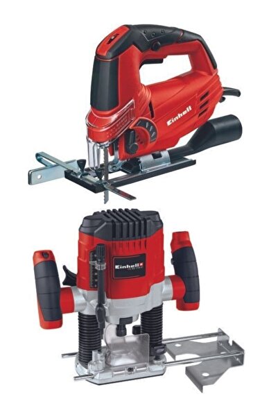 Einhell Tc-js 85 620w Taşıma Çantalı Dekupaj Tc-ro 1155 E Dik Freze Karton Kutulu 1100w Usta Seti