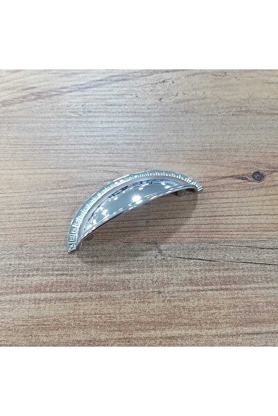 ARON Midye Çanak Tas Kulp 64 Krom Parlak Mobilya Vestiyer Çekmece Dolap Kapak Kulbu64mm