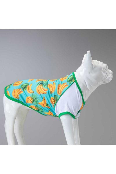 Lindodogs Banana Dog T-Shirt Banana Figured Small Breed, Medium Breed, Large Breed Dog T-Shirt