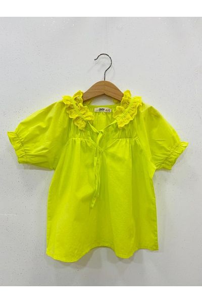 Çikoby Girl's Yellow Blouse