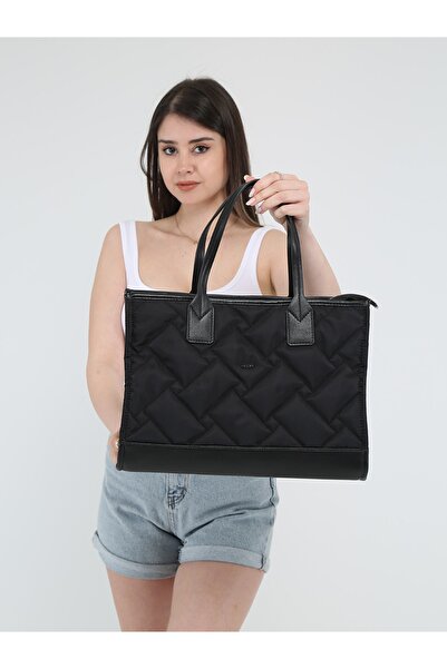 OGGO Siyah Bondit Omuz Şık Kadın Trend Favori Kaliteli Marka Günlük Lüks Hafi...