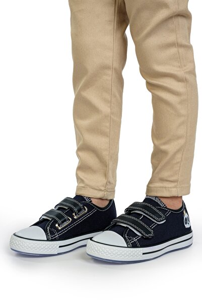 Solo Bag Boys' Orthopedic Supported Navy Blue Lighted Casual Sports Shoes