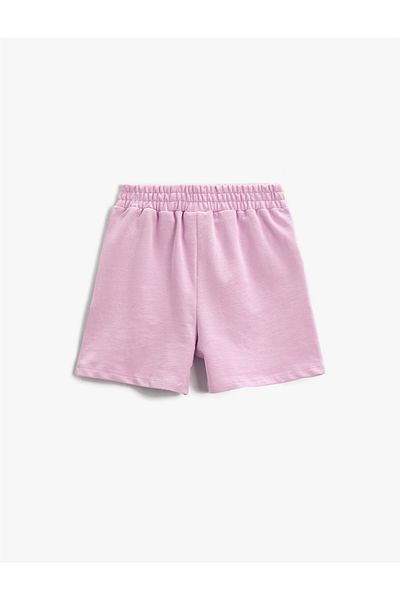 Koton Tweety Printed Shorts Licensed Cotton with Elastic Waist