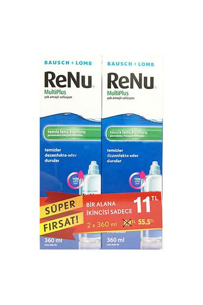 Bausch & Lomb Renu Multiplus Lens Solution 2X360 ml