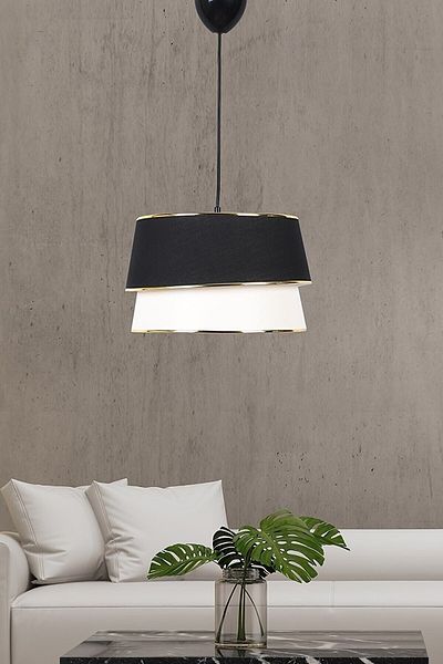 EvLight Star Single Pendant Lamp Black Chandelier