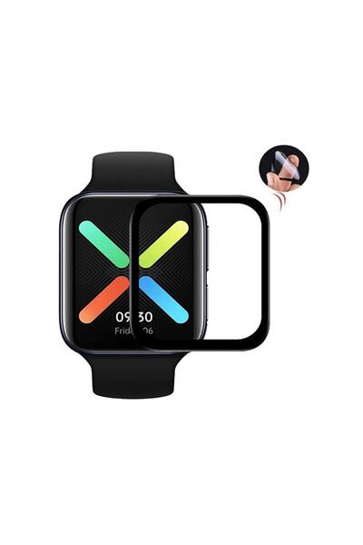 Microcase Oppo Watch Free Tam Kaplayan Kavisli Ekran Koruyucu 3d Pet Film - S...
