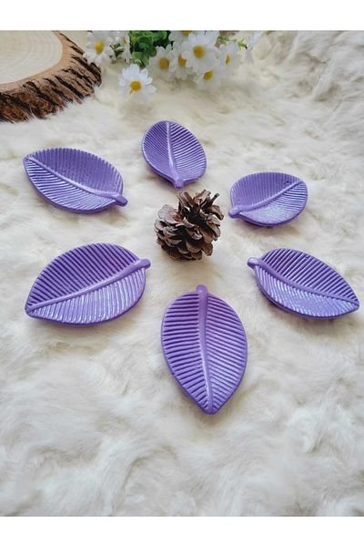 yuselaticaret Coffee Serving Set of 6 Leaf Designed Dragee Dispensers