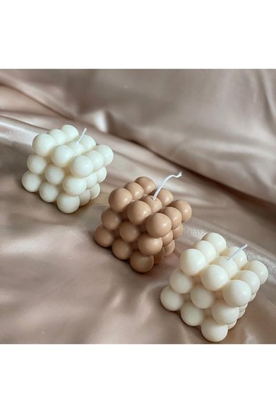 ersu store 3'lü Kokulu Bubble Mum Seti