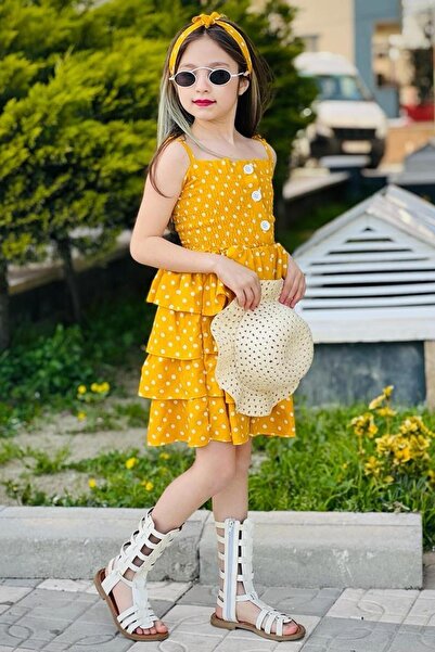 Renklidükkan Şapkalı Elbise