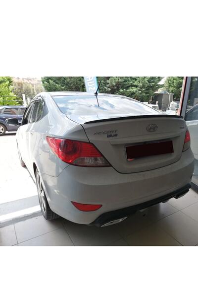 GARDENAUTO Hyundai Accent Blue Siyah Piano Black Bagaj Üstü Spoiler - Spoyler...