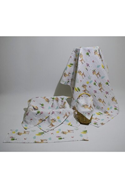 paris in paris Σετ μουσελίνας 8 τεμαχίων 100% οργανικό ύφασμα μουσελίνας