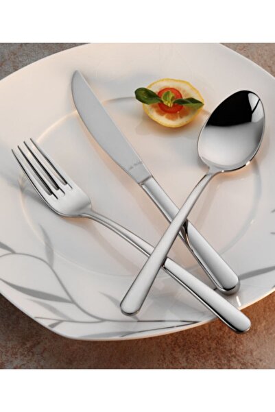 Aryıldız Viole 18 Pieces Stainless Steel Cutlery Set for 6 People