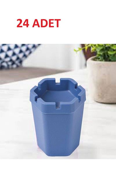 hagiki ) Odorless Ashtray Colorful Cornered Smokeless Cigarette Ashtray (24 Pieces)