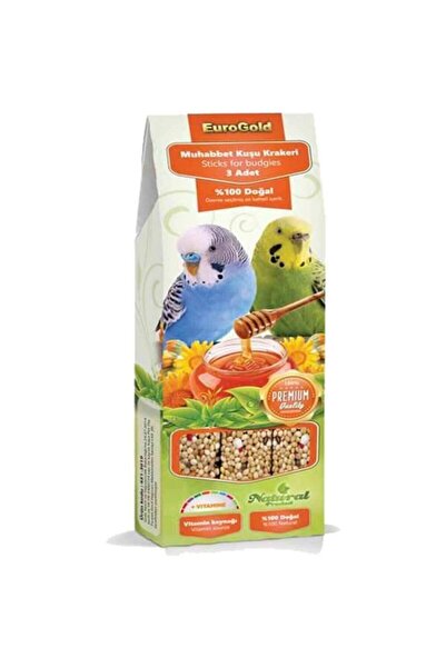Bonnie Eurogold Muhabbet Kuşu Ballı Kraker 3lü