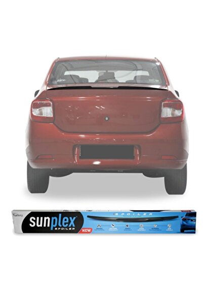 SUNPLEX Renault Symbol Bagaj Üstü Spoiler Piano Black Enjeksiyon Baskı 2013-2019