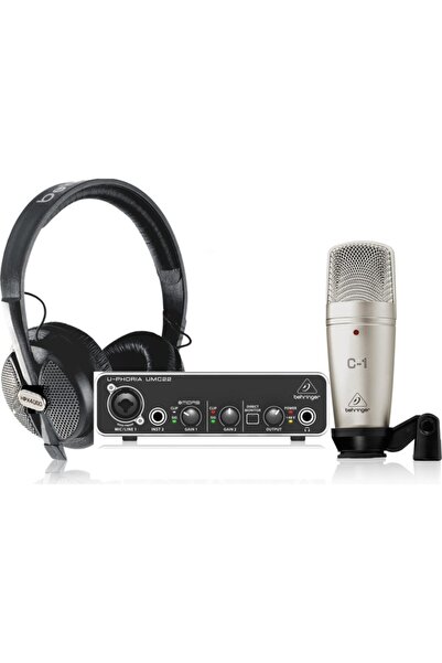 Behringer U-phorıa Studıo Ses Kayıt Paketi 1xumc22 1xc-1 1xhpx4000