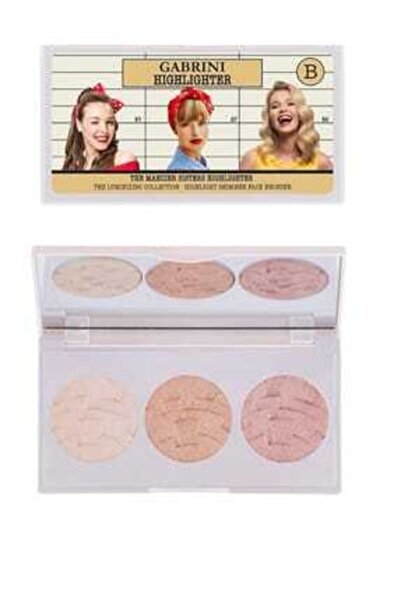 Gabrini Illuminating Highlighter Pallet - Set of 3 8696814074003