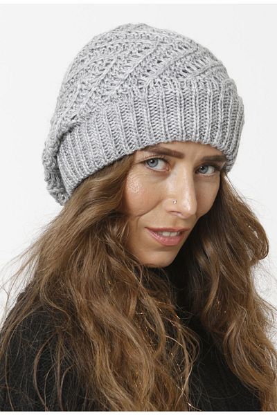 Vemod 36 Lined Knitwear Knitted Beret - Gray
