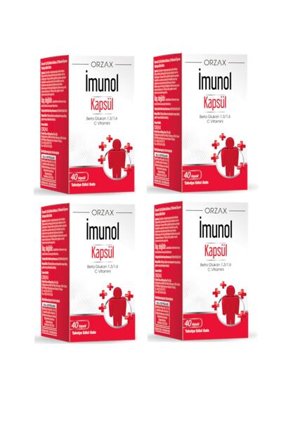 İmunol Imunol Beta Glukan 40 كبسولة X4 قطعة