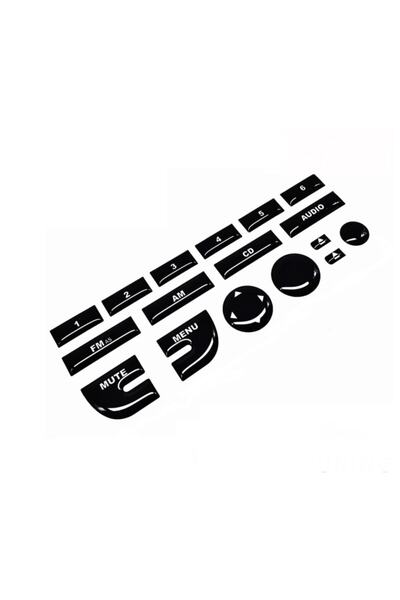 Genel Markalar Linea Punto Fiorino  Uyumlu  Nemo Bipper Teyp Tuşu Piano Black...