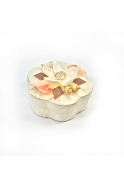 evinizdeki okyanus esintisi turkuaz hediyelik Capiz Box Small-flower