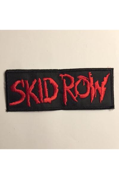 StüdyoÜmitTişört شعار Skid Row للجنسين، رقع جينز