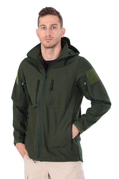 Outdoors Ανδρικό παλτό χακί αδιάβροχο και αντιανεμικό