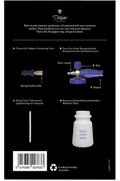 AutoGlym Auto Glym Köpük Tabancası Polar Blaster