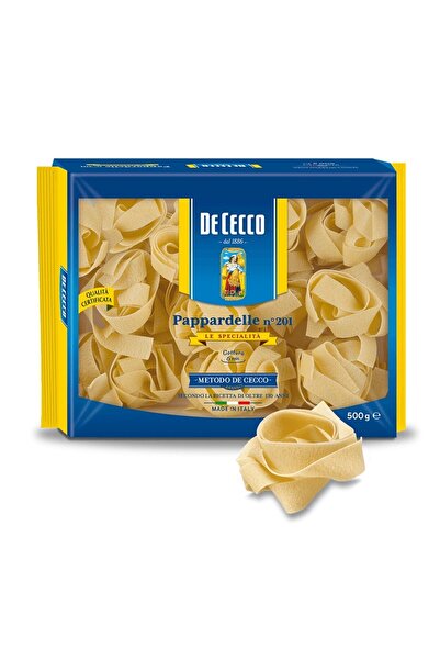 De Cecco Pappardelle Geniş Makarna 500 gr İtalya