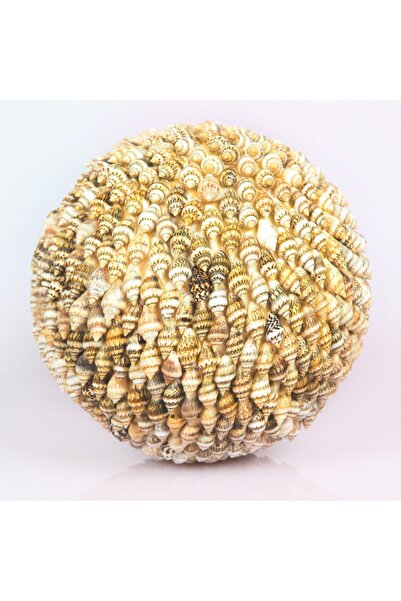 evinizdeki okyanus esintisi turkuaz hediyelik Nassa Kabuklu Dekor Top