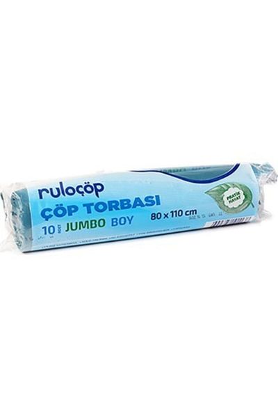 Ruloçöp Roll Garbage 80*110 CmJumbo Size - 3 Pieces