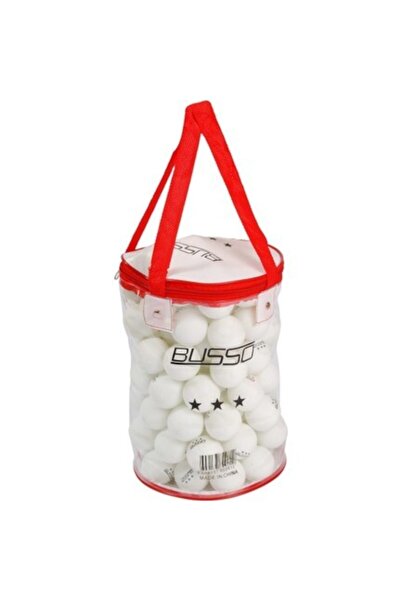 BUSSO Pn105 40mm Pinpon Topu Çantalı Beyaz