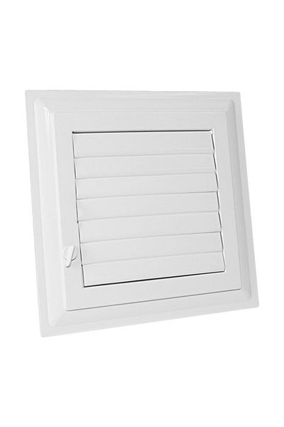 ERD Alüminyum Bathroom WC Ventilation Grille Shutter White Plastic 40 X 50 Cm