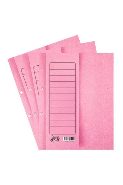 Gen-Of Half Cap Capsule File 50 Pcs Pink