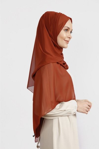 Differenza Crepe Chiffon Shawl Tile