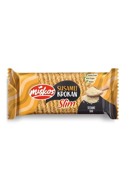MİSKOS HELVA Susam Krokan 40 gr 24 Adet