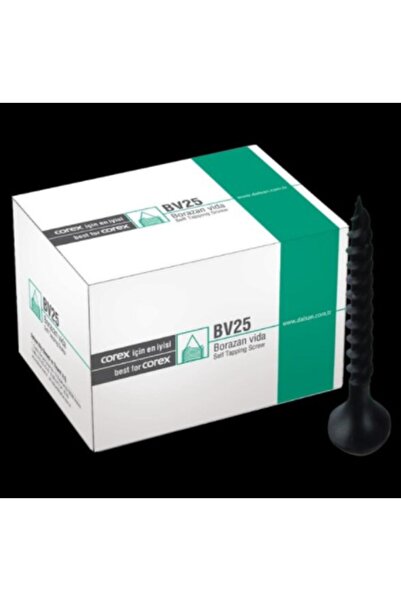 DALSAN Borazan Vida Bv25 Corex Için En Iyisi 3,5×25 Sivri Uç 1000 Alçıpan Vidası