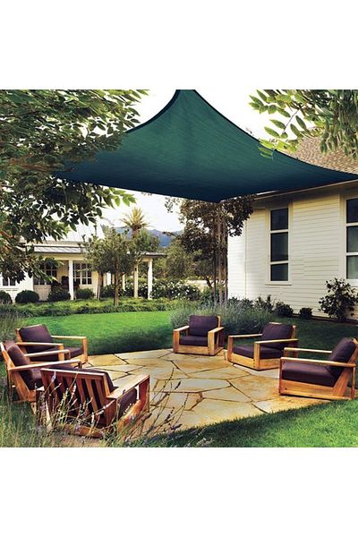 Ekodoğa Shade Net 5x15 M Garden Shade 95% Green Shade Net Cover Shading Net with Holes Shade Cloth