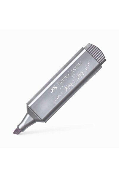 Faber Castell اللون المعدني هيغليغتر فضي لامع