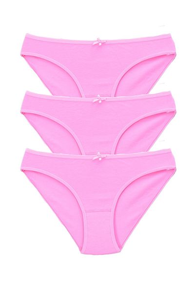 Pemilo Pachet de 3 Chiloți Bikini Roz