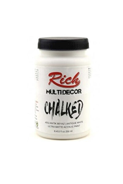 Rich Multi Decor Chalked Akrilik 250ml N:4502 Antik Beyaz