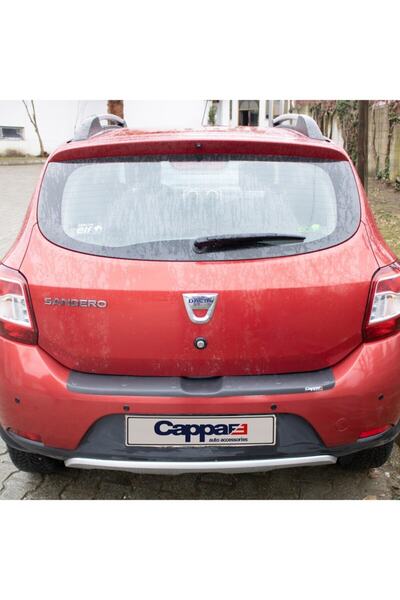 Cappafe Dacia Sandero Arka Tampon Koruma Bagaj Eşiğ 2012 2013 2014 2015 2016 2017 2018 2019 2020 2021 Model
