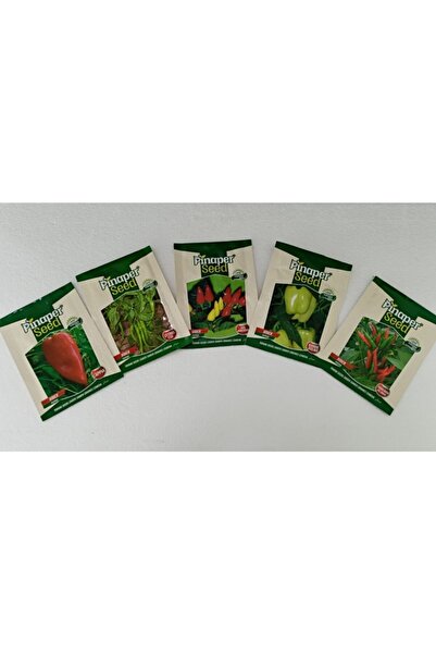 Ekodoğa Sebze Tohumu 5'li Set Biber Tohumu Çeşitleri Yazlık Kışlık Sebze Tohu...