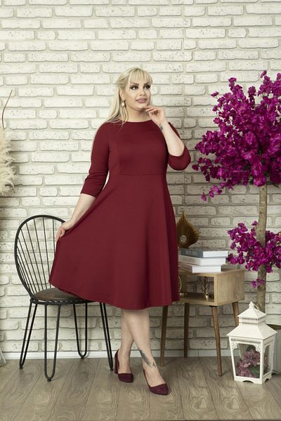 VOLİNAY TEKSTİL Women's Sleeveed Kiloş Evening Dress