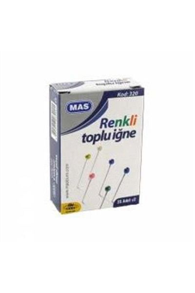 Mas Code: 320 Colored Head Bulk Needle 2 Pack
